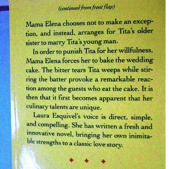 Book: Like Water for Chocolate by Laura Esquivel - Picture 8 of 10